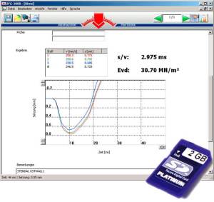 ZFG 3000 LWD Light Weight Deflectometer Software