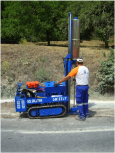 GRIZZLY Dynamic Probing Super Heavy (DPSH) Side with Drilling Head, Auger, SPT Sampling, Windowless sampling push tube