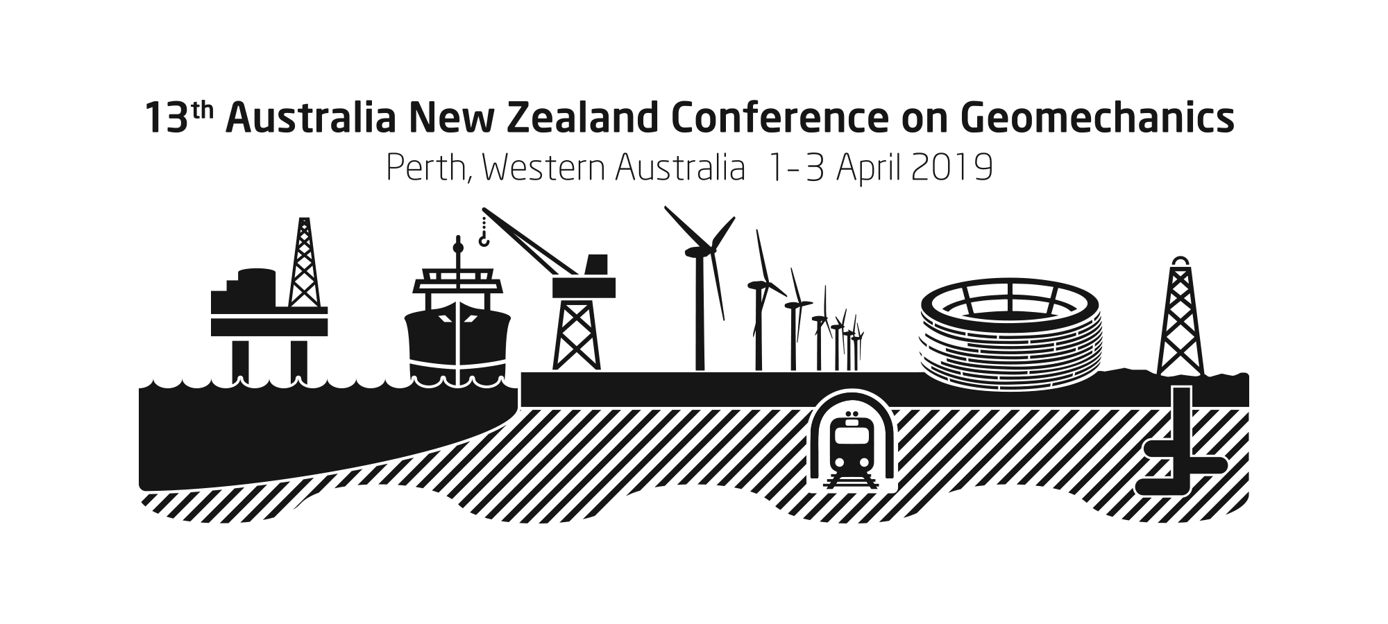 Geomechanics Conference Australia New Zealand 13th ANZ Geomechanics Conference Logo